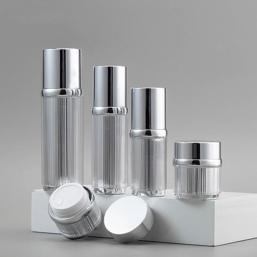 现货新款工厂拉丝瓶系列亚克化妆品乳液瓶膏霜瓶 30-120ml多容量选择的品质之选